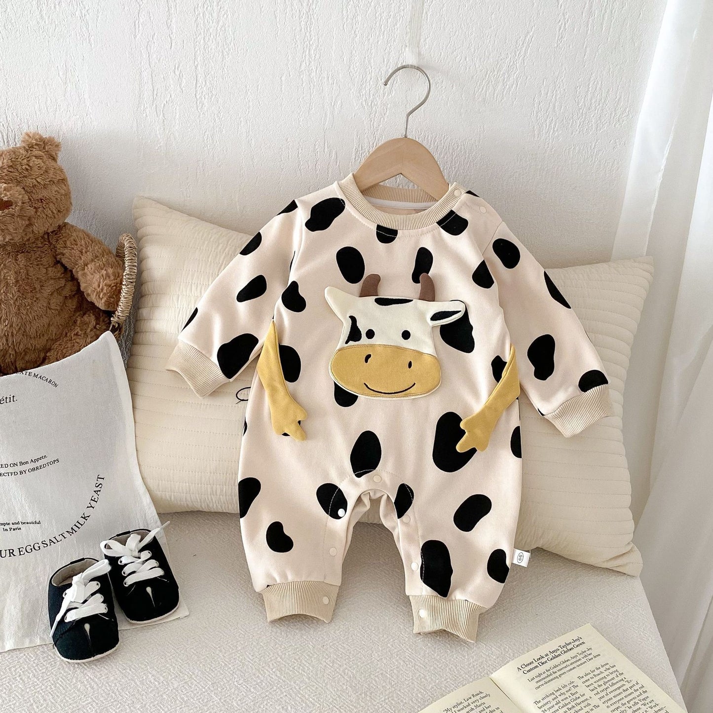 Tuta Baby Mucca